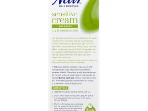 Nair Hair Removing Cream Sensitive Aloe Vera 100ml - Image 3