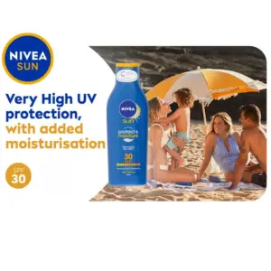 Nivea Sun Suncream Lotion Protect & Moisture SPF30 200ml - Image 4