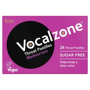 Vocalzone Throat Blackcurrant 24 Pastilles - Image 5