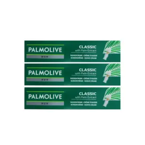 3x Palmolive Men Palm Extract Shave Cream100ml