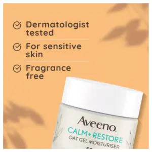 Aveeno Calm & Restore Oat Gel Moisturiser 50ml - Image 2