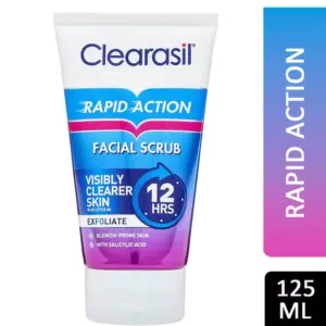 Clearasil Ultra Rapid Action Acne Exfoliating Face Scrub125ml - Image 2