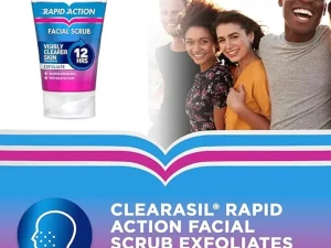 Clearasil Ultra Rapid Action Acne Exfoliating Face Scrub125ml - Image 5