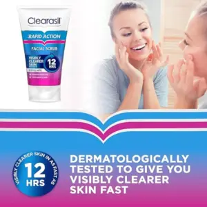 Clearasil Ultra Rapid Action Acne Exfoliating Face Scrub125ml - Image 4
