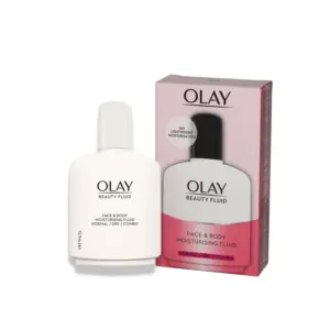 Olay Beauty Fluid Face Body Moisturiser Normal/Dry 200ml
