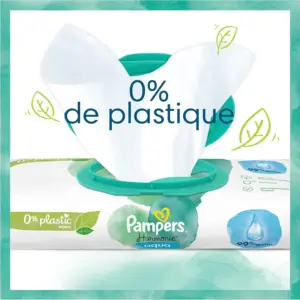 Pampers Harmonie Aqua Baby Wipes 48 Wet Wipes - Image 4