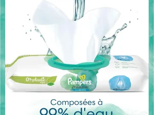 Pampers Harmonie Aqua Baby Wipes 48 Wet Wipes - Image 5