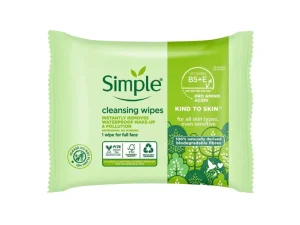 Simple Cleansing Facial Wipes 25 Pieces - Image 2