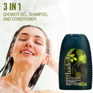 Badedas 3 in 1 Revitalising Shower Gel, Shampoo and Conditioner 200ml - Image 3