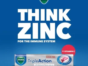 Vicks Triple Action Sugar Free Lozenges Blackcurrant 42gm - Image 3