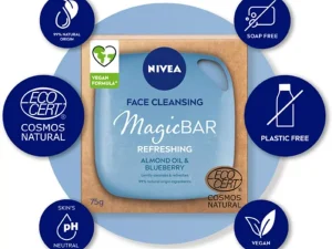 Nivea Face Cleansing Magic Bar 75g - Image 2