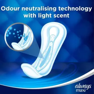 Always Maxi Night Profresh Sanitary Towels without Wings 9 Count (6)