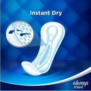 Always Maxi Night Profresh Sanitary Towels without Wings 9 Count - Image 4
