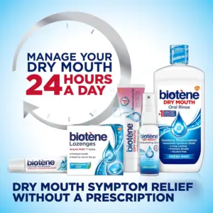 Biotene Dry Mouth Moisturising Mouthwash in Fresh Mint 500ml - Image 2