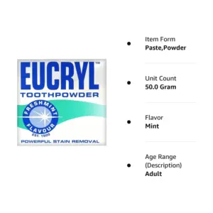 Eucryl Freshmint Tooth Powder 50g - Image 6