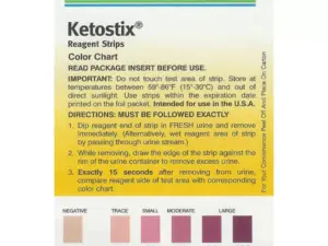 Ketostix Reagent Test Strips Ketone 50 stripes - Image 5