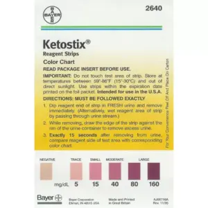 Ketostix Reagent Test Strips Ketone 50 stripes - Image 5