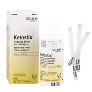 Ketostix Reagent Test Strips Ketone 50 stripes - Image 2