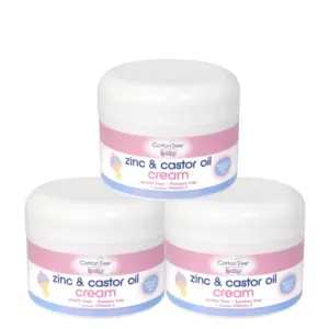 Nuage Zinc And Castor Oil Cream 200ml- Pack 3