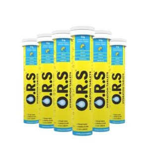 6x O.R.S. Hydration Lemon 24 Tablets