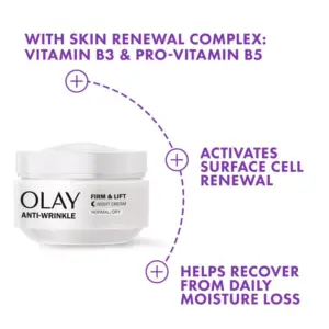 Olay Anti-Wrinkle Firm Night Cream 50ml - Image 4