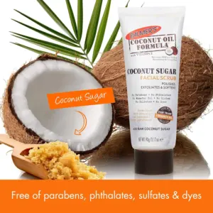 Palmers Coconut Sugar Facial Scrub 90g - Image 4
