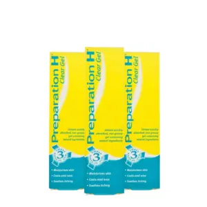 Preparation H Clear Gel 50g - Pack of 3