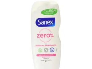 Sanex Zero Sensitive Skin Shower Gel 225ml - Pack 2 - Image 2