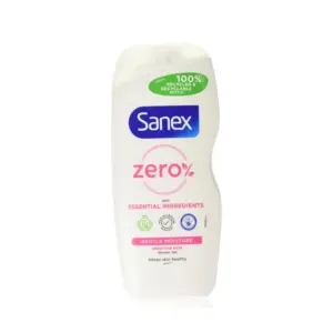 Sanex Zero Sensitive Skin Shower Gel 225ml - Pack 2 - Image 2