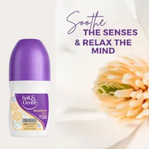 Soft & Gentle Anti-Perspirant Roll-On Magnolia Hug 50ml - Image 5