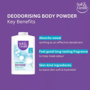 Soft and Gentle Fresh Cotton Body Powder 250g - Image 4