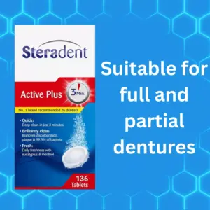 Steradent Denture Cleaning 136 Tablets - Image 2