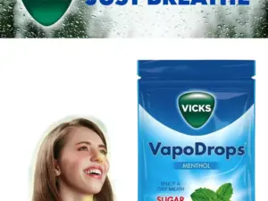 Vicks Vapodrops Sugar-Free Menthol 72g - Image 4