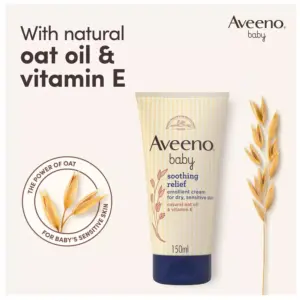 Aveeno Baby Soothing Relief Emollient Cream 150ml - Image 2