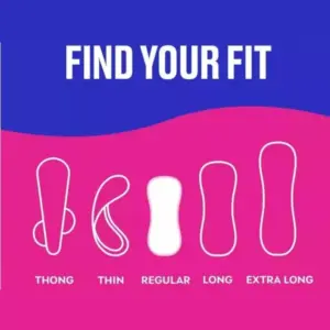 Carefree Plus Long Panty Liners 24 Pack - Image 4