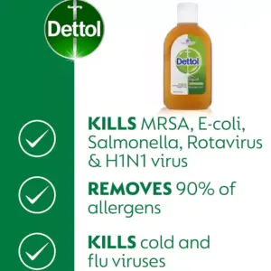 Dettol Liquid Antiseptic Disinfectant 250ml - Image 3