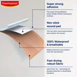 Elastoplast Extra Tough Waterproof 12 Stripes - Image 4