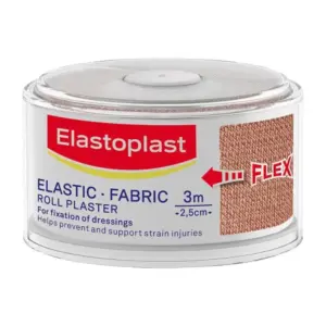 Elastoplast Fabric Elastic Roll Plaster 2.5cm x 3m