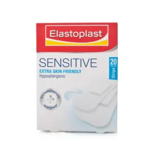 Elastoplast Sensitive Plaster Skin Friendly Assorted Strips 20