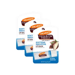 Palmer's Cocoa Butter Formula Moisturizing Lip Balm SPF 15, 4g x 3 Packs