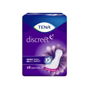 Tena Lady Discreet Maxi Night Pads 6 Pack