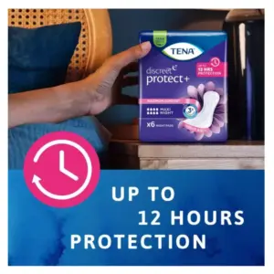 Tena Lady Discreet Maxi Night Pads 6 Pack - Image 3