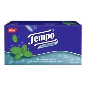 Tempo Breathe Easy Tissues with Cooling Menthol