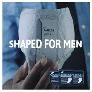 TENA Men Level 1 Absorbent Protector Pads 12 Pack - Image 3