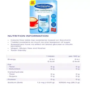 Hermesetas Mini Sweeteners 300 Tablets - Image 2