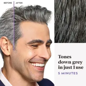 Just For Men Touch of Grey Hair Dye T-45 Dark Brown 35G - Image 4