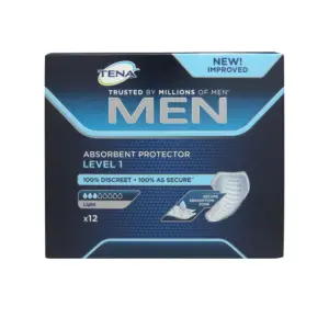 TENA Men Level 1 Absorbent Protector Pads 12 Pack