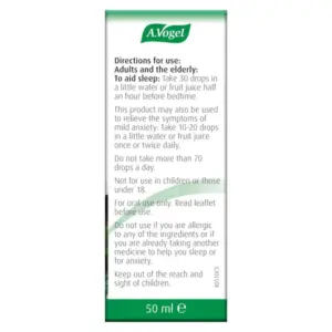 A.Vogel Dormeasan Valerian, Hops Oral Drops 50ml - Image 2