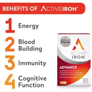 Active Iron Advance 25mg - 30 Capsules - Image 4