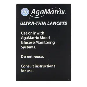 AgaMatrix Ultra-Thin Lancets 33g - 200 Lancets - Image 2